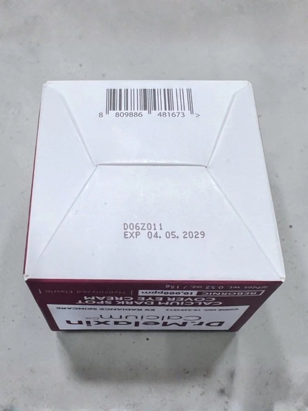Dr. Melaxin Cemenrete Calcium Dark Spot Cover Eye Cream 0.52 oz